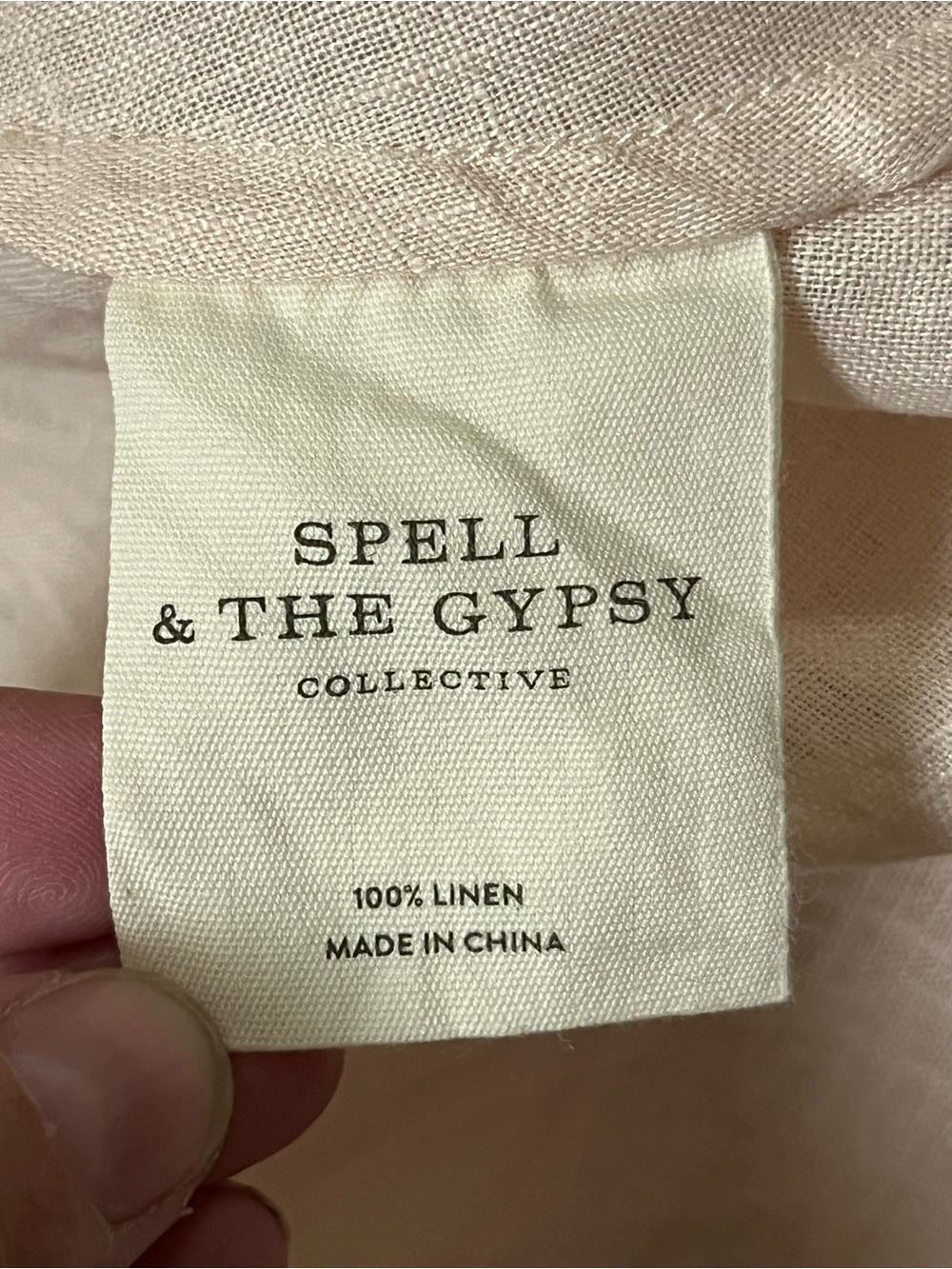 Spell & The Gypsy Collective Mae Linen Ruffle Babydoll Dress S Cottagecore - Picture 12 of 13